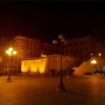 centro di Cagliari di notte